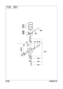 Part Location Diagram of 234-23201-03 Subaru Rod Rock Washer