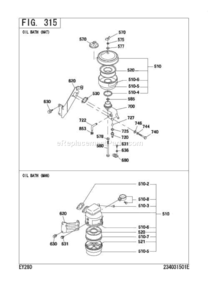 Part Location Diagram of 234-32604-08 Subaru Element Set