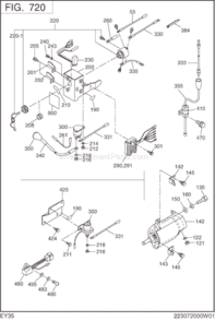 Page N Diagram and Parts List for EY350BS7730  Subaru Engine