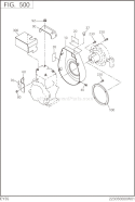 Cooling,Starting Diagram and Parts List for EY350BB7792  Subaru Engine