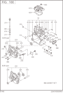 Part Location Diagram of 224-15101-11 Subaru Gasket Cp(Head)