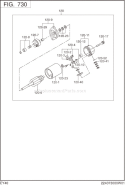 Page O Diagram and Parts List for EY400DS8800  Subaru Engine