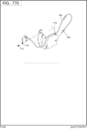 Part Location Diagram of 224-73121-01 Subaru Wire 21 Cp