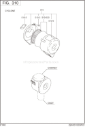 Part Location Diagram of 207-32606-18 Subaru Element Set