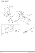 Part Location Diagram of 224-42301-01 Subaru Governor Lever Cp