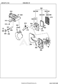 Part Location Diagram of 277-32622-30 Subaru Air Cleaner Ay (Single Clip)