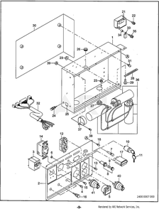2400 Control 60hz - 110v/220v, 120v/240v Diagram and Parts List for RGV10K36040  Subaru Generator