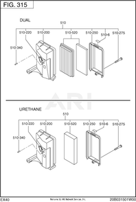 Part Location Diagram of 20B-32610-H7 Subaru Element ay