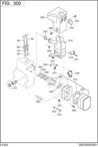 Part Location Diagram of 282-32621-J0 Subaru Air Cleaner Assembly