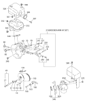 Intake and Exhaust Group Diagram and Parts List for SP170  Subaru Engine