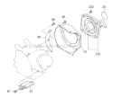 Cooling Starting Diagram and Parts List for SP170 EX170DT1100 Subaru Engine