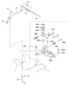 Governor_Group Diagram and Parts List for SP210  Subaru Engine