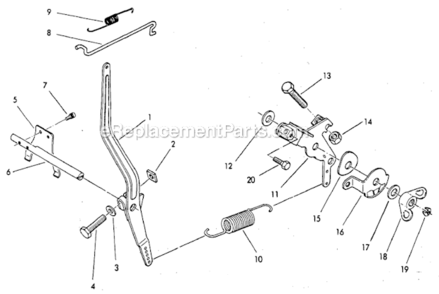 Governor_And_Speed_Control_Group Diagram and Parts List for WI-390  Subaru Engine