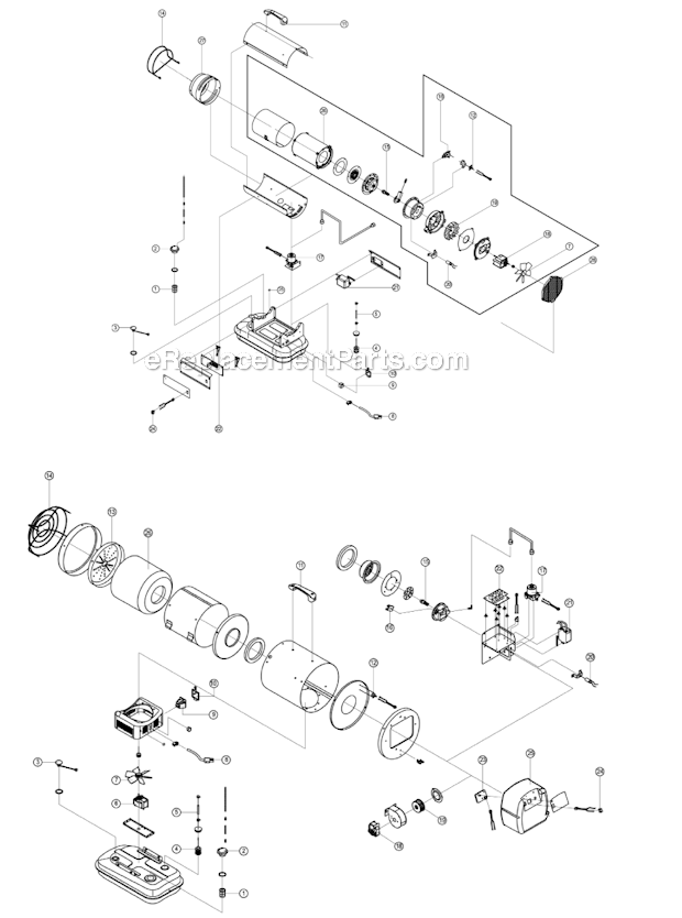 Page A Diagram and Parts List for PT-55-SS  Sun-Stream Heater