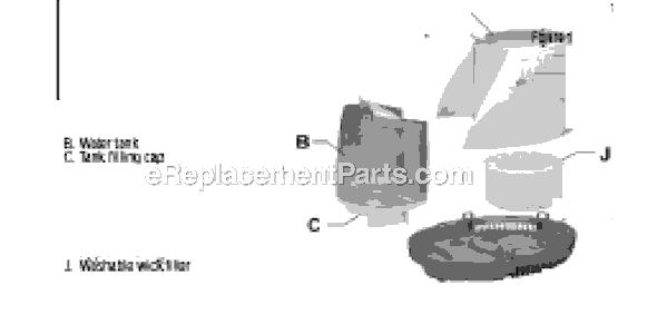 Page A Diagram and Parts List for 1120  Sunbeam Humidifier