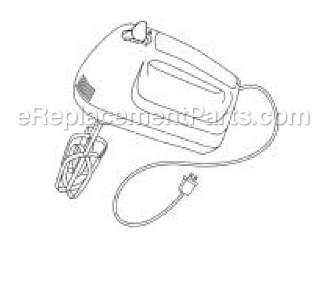 Page A Diagram and Parts List for 2470  Sunbeam Mixer