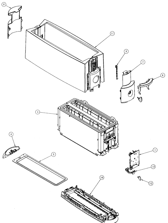 Page A Diagram and Parts List for 3803-1  Sunbeam Toaster