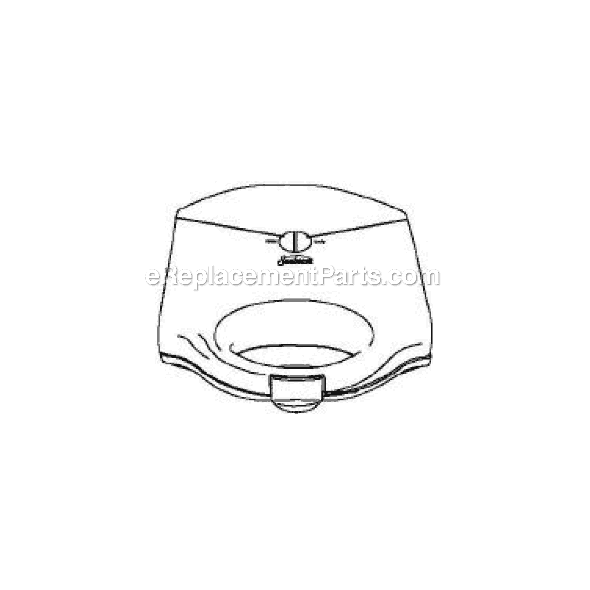 Page A Diagram and Parts List for 3852  Sunbeam Waffle Maker
