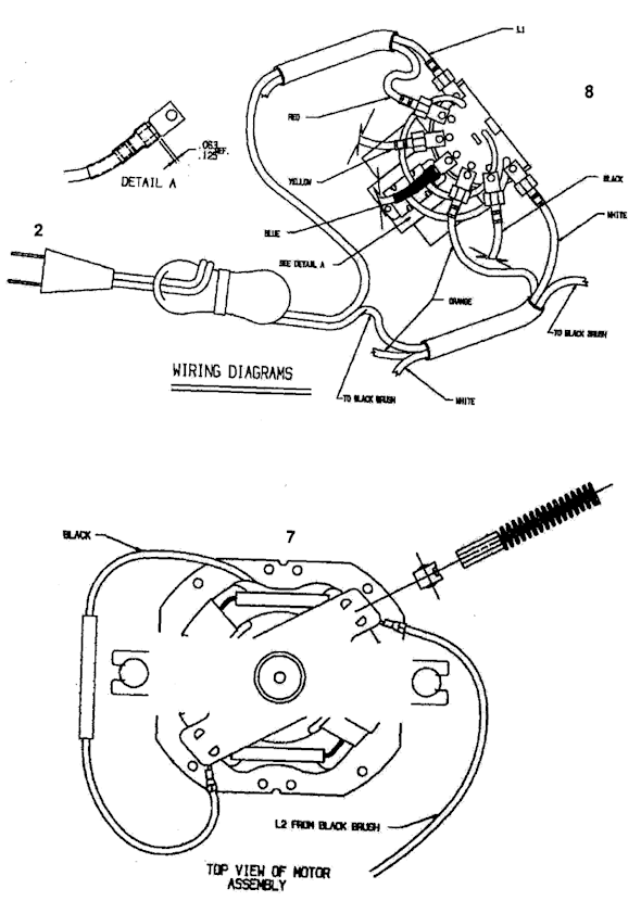 Page B Diagram and Parts List for 4143  Sunbeam Blender