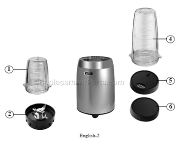 Page A Diagram and Parts List for 2774  Sunbeam Blender