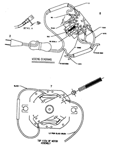 Page B Diagram and Parts List for 4141-8  Sunbeam Blender