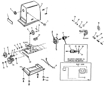 Page A Diagram and Parts List for 4726-0  Sunbeam Food Processor