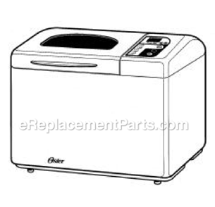 Page A Diagram and Parts List for 5833  Sunbeam Bread Maker