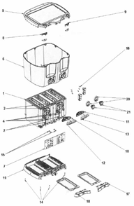 Part Location Diagram of 103025-000-000 Oster Spring, Toast Boost
