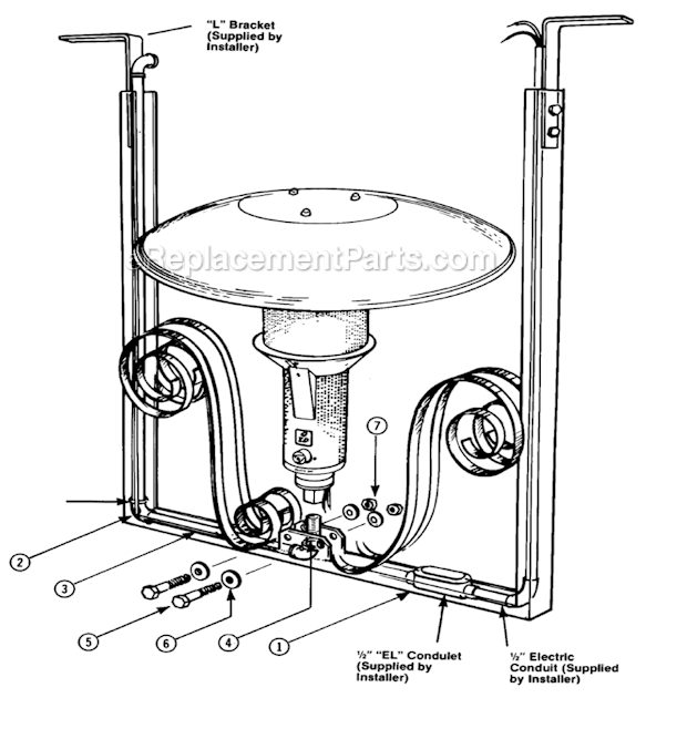 Page A Diagram and Parts List for A244V  Sunglo Heater