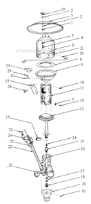 Part Location Diagram of 90031 Sunglo Thermocouple