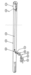 Page A Diagram and Parts List for PSA265  Sunglo Heater