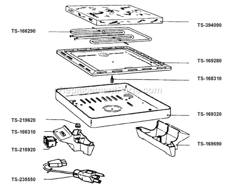 Page A Diagram and Parts List for 3941062  T-Fal Miscellaneous