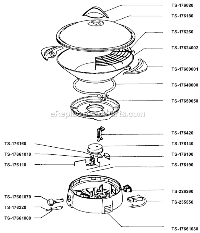 Page A Diagram and Parts List for 7850052  T-Fal Miscellaneous