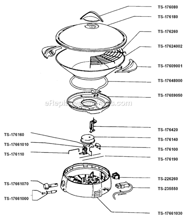 Page A Diagram and Parts List for 7850172  T-Fal Miscellaneous