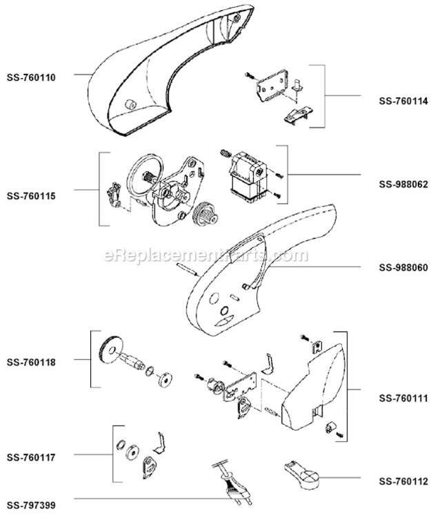 Page A Diagram and Parts List for 853544  T-Fal Miscellaneous