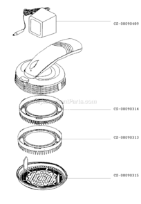 Page A Diagram and Parts List for 320116  T-Fal Clipper Trimmer