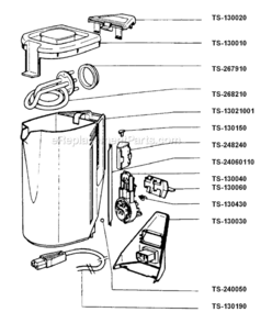 Part Location Diagram of TS-130430 Rowenta Washer