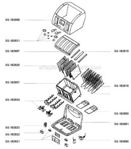 Page A Diagram and Parts List for 532840  T-Fal Toaster