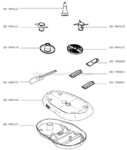 Part Location Diagram of SS-988775 T-Fal Spatula