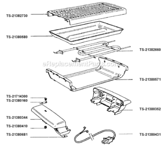 Part Location Diagram of TS-21382660 T-Fal Element