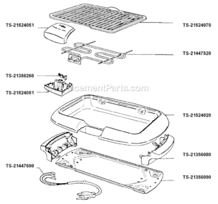 Part Location Diagram of TS-21447690 T-Fal Cord