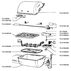 Part Location Diagram of TS-21382340 T-Fal Cord