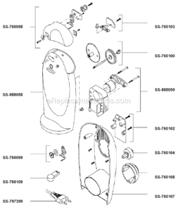Page A Diagram and Parts List for 853644  T-Fal Miscellaneous