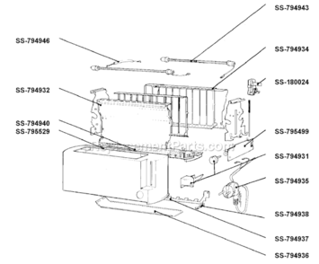 Page A Diagram and Parts List for 878140 Indice B T-Fal Toaster