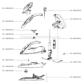 Page A Diagram and Parts List for FV4259U2/90  T-Fal Iron