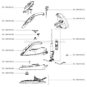 Page A Diagram and Parts List for FV4269U2/90  T-Fal Iron