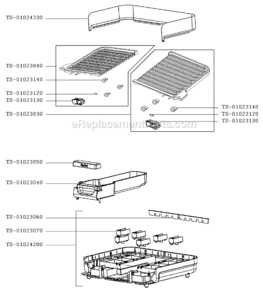 Page B Diagram and Parts List for TG800062/11  T-Fal Grill