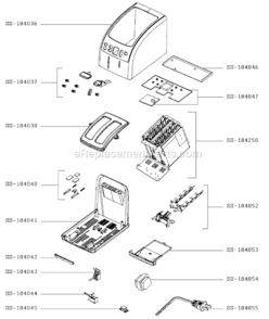 Part Location Diagram of SS-184043 T-Fal Switch