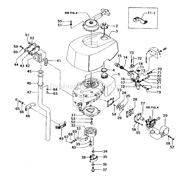 Page G Diagram and Parts List for TOB-175  Tanaka Engine