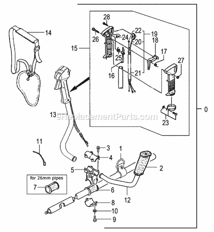 Page A Diagram and Parts List for 748502  Tanaka Trimmer